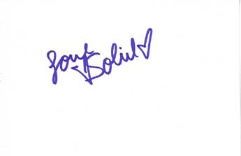 Soleil Moon Frye Autographed Index Card