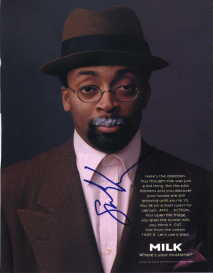 Spike Lee in-person Autographed Magazine Page