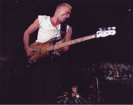 Sting In-person autographed photo
