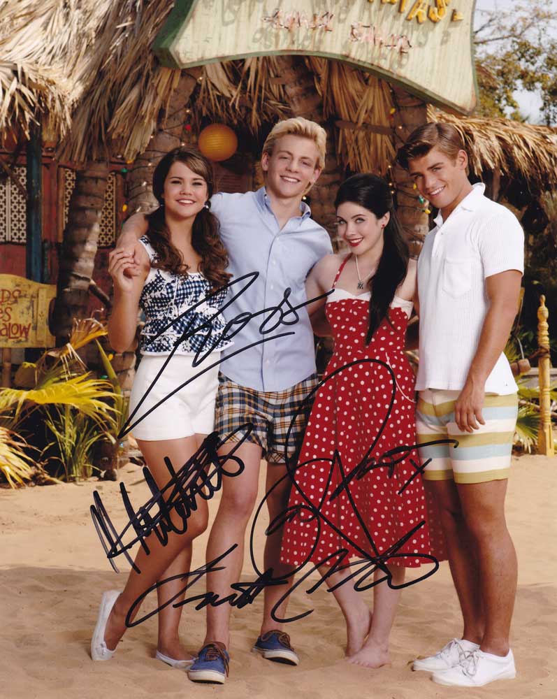 Teen Beach Movie In-person autographed Cast Photo by all 4
