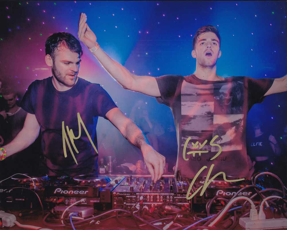 The Chainsmokers in-person autographed group photo