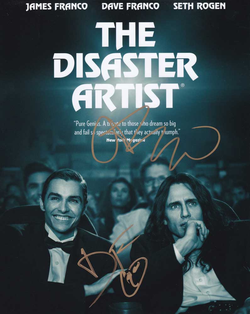 The Disaster Artist in-person autographed cast photo
