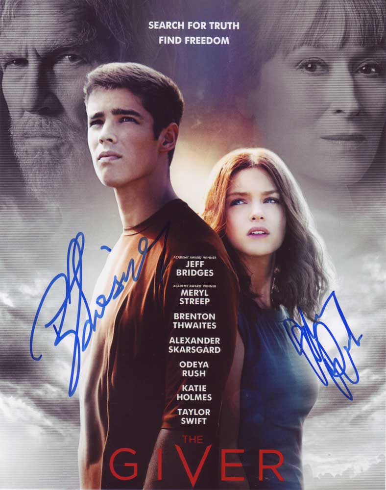 The Giver In-person autographed Cast Photo
