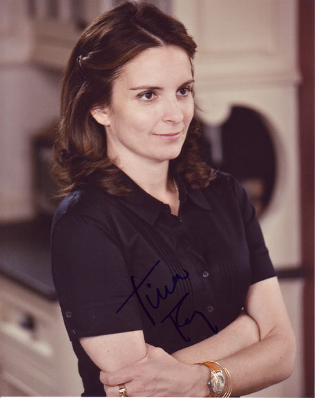 Tina Fey in-person autographed photo