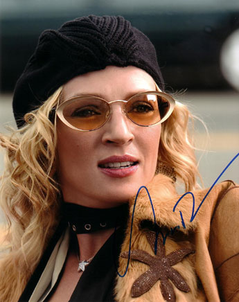 Uma Thurman In-person autographed photo