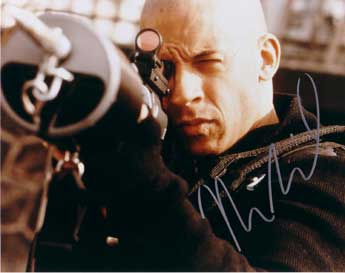 Vin Diesel in-person autographed photo