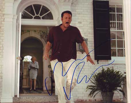 Vince Vaughn  in-person autographed photo