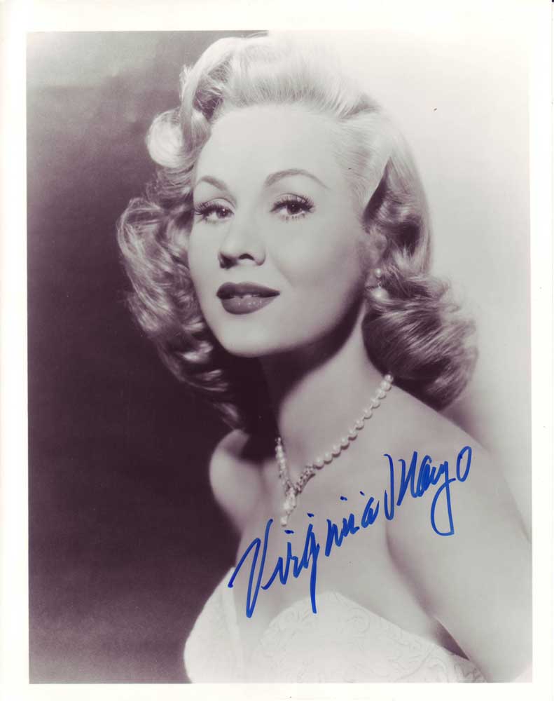 Virginia Mayo In-person autographed photo