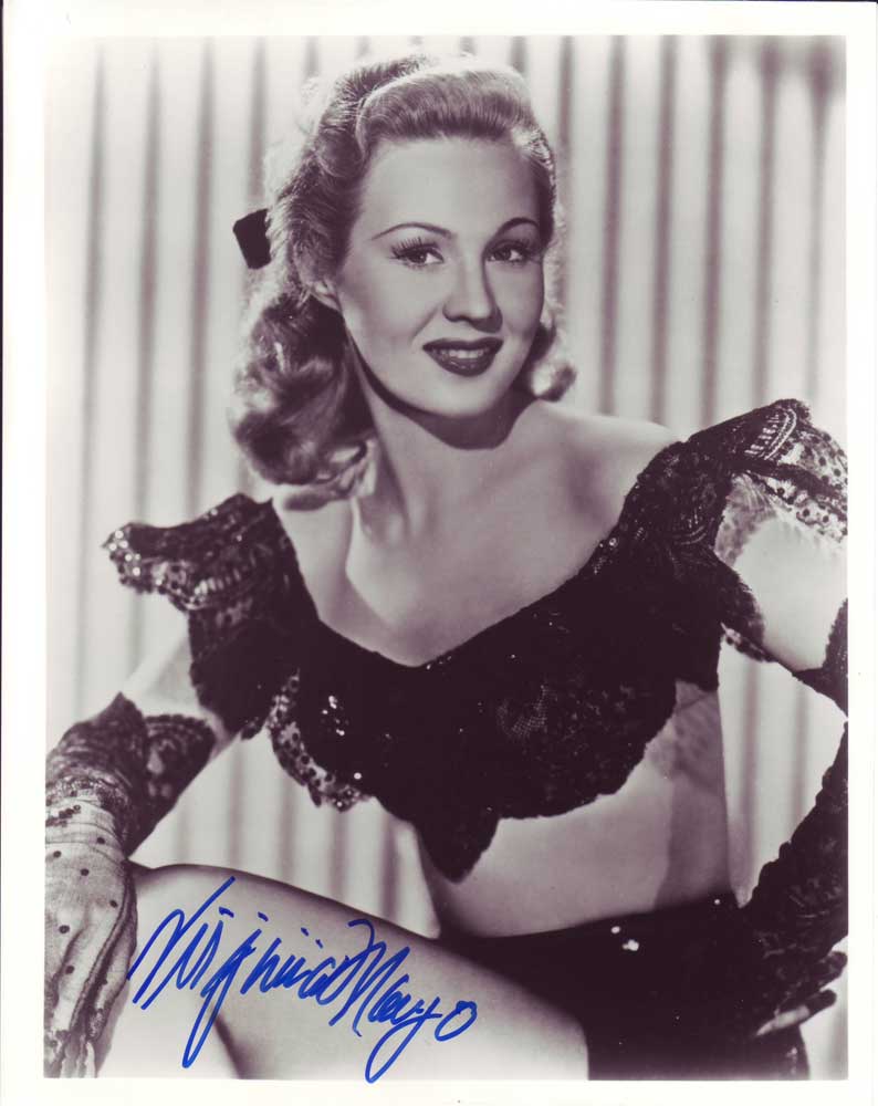 Virginia Mayo In-person autographed photo