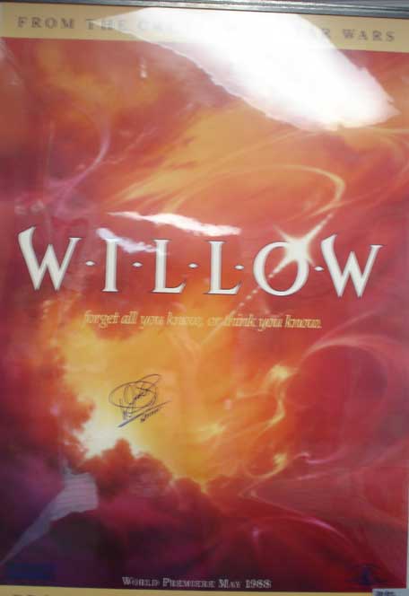 Willow in-person autographed ORIGINAL Poster