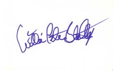 William Peter Blatty Autographed Index Card