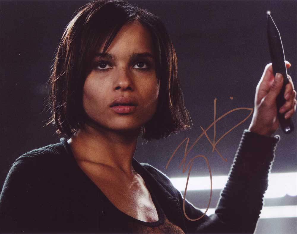 Zoe Kravitz in-person autographed photo Divergent