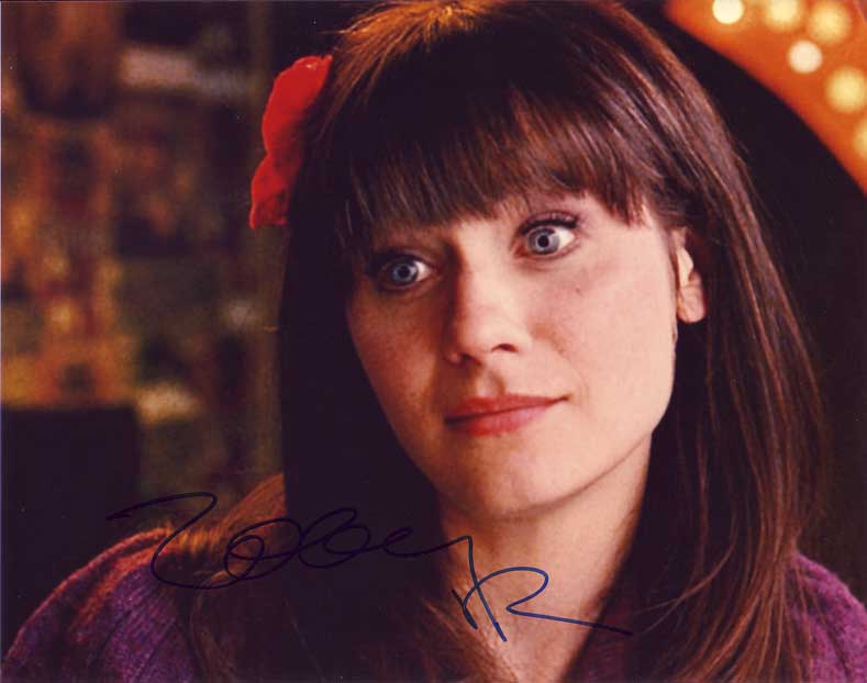 Zooey Deschanel in-person autographed photo