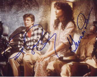 Beetlejuice in-person autographed cast photo