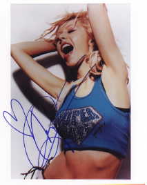 Christina Aguilera in-person autographed photo