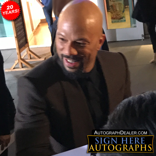 Common in-person autographed photo