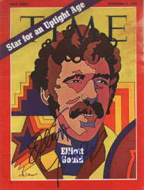 Elliott Gould in-person autographed Time Magazine
