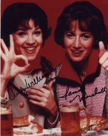 Laverne & Shirley in-person autographed cast photo