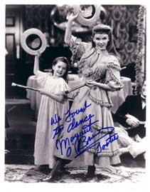 Margaret O'Brien in-person autographed photo