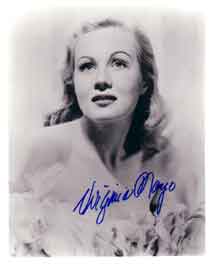 Virginia Mayo In-person autographed photo