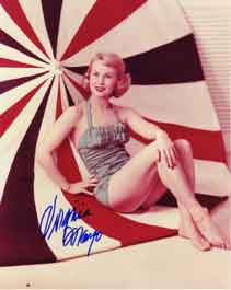 Virginia Mayo in-person autographed photo