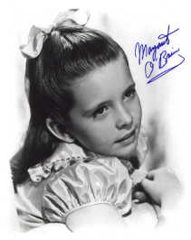 Margaret O'Brien autographed photo for sale