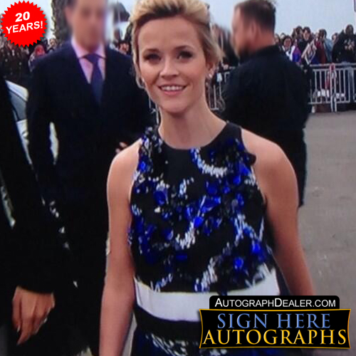Reese Witherspoon in-person autographed photo