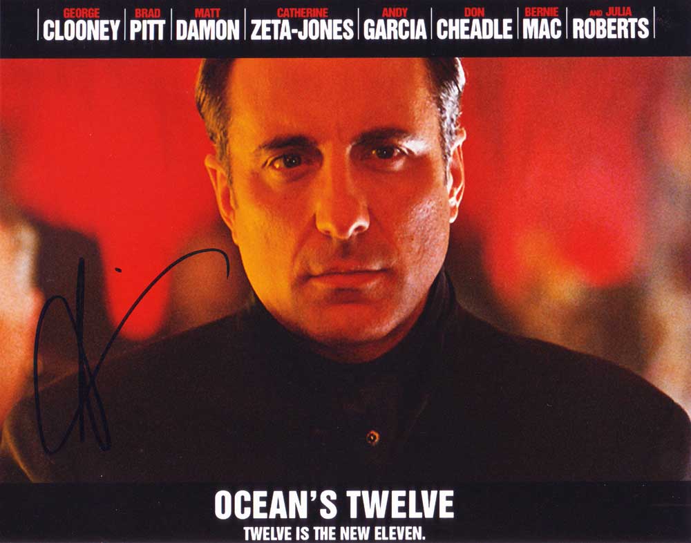 Andy Garcia in-person autographed photo