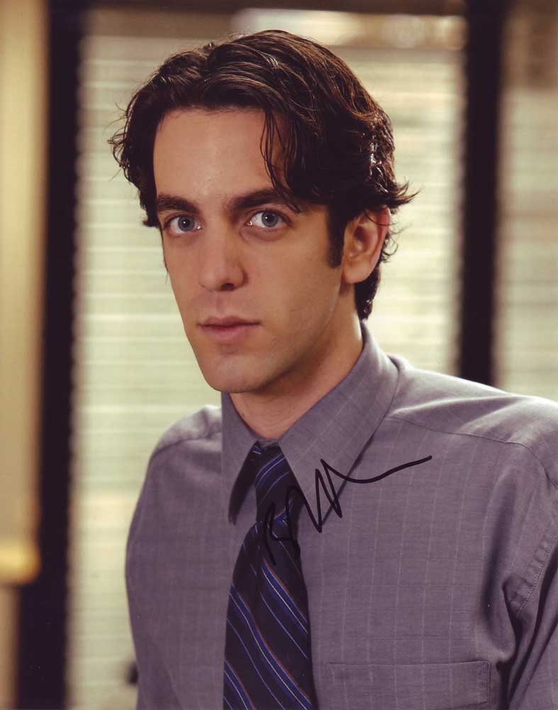 B.J. Novak in-person autographed photo