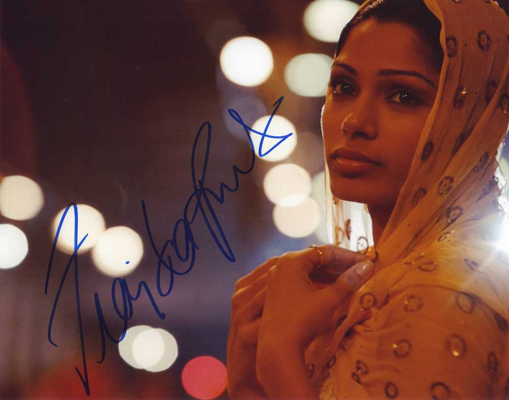 Freida Pinto in-person autographed photo