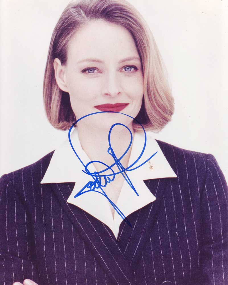 Jodie Foster in-person autographed photo