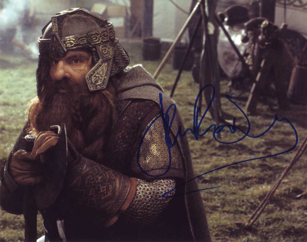 John Rhys-Davies in-person autographed photo