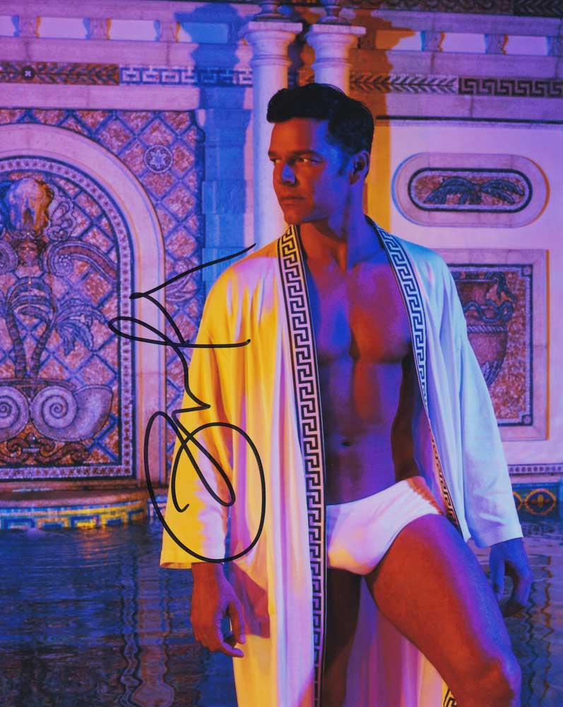 Ricky Martin In-person Autographed Photo
