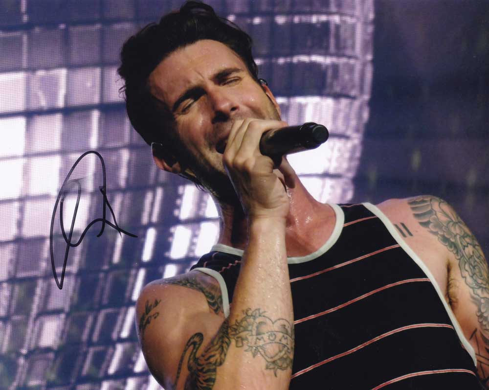 Adam Levine In-person Autographed Photo