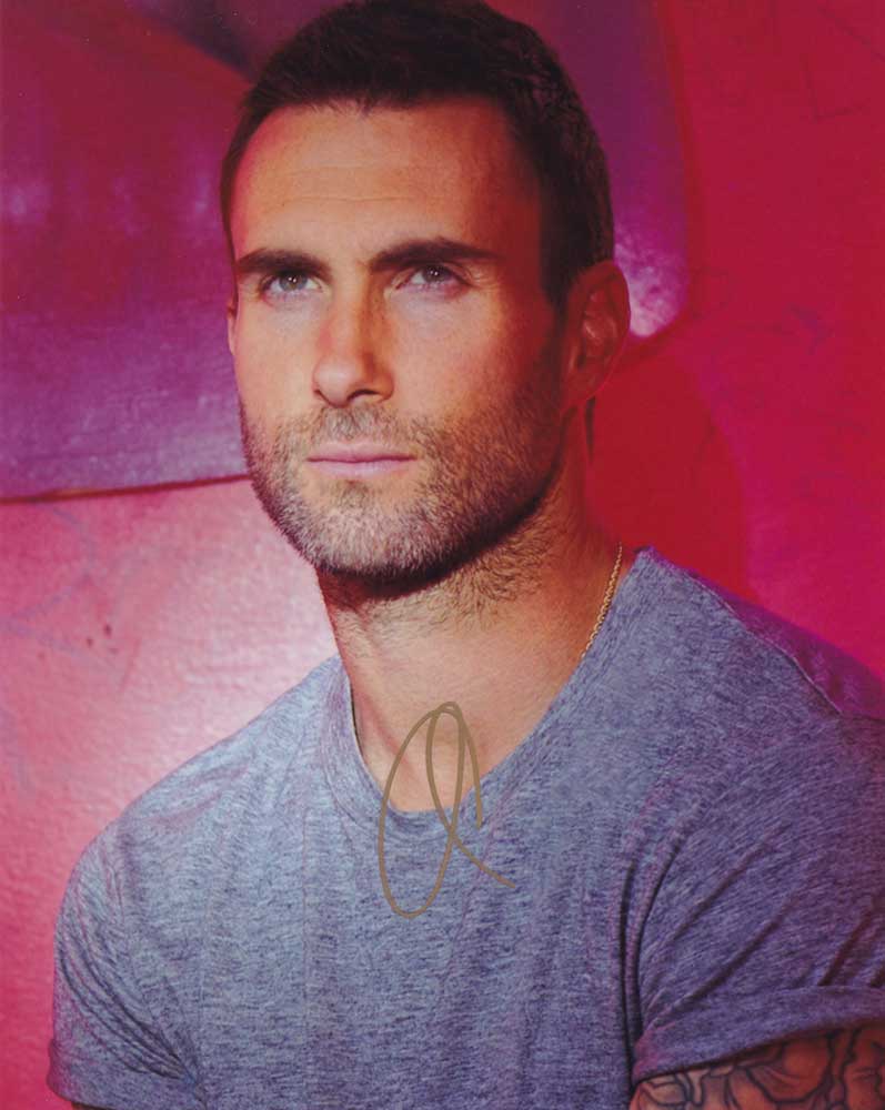 Adam Levine In-person Autographed Photo