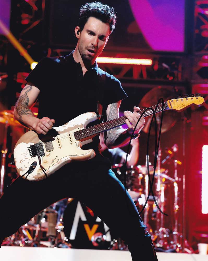 Adam Levine In-person Autographed Photo