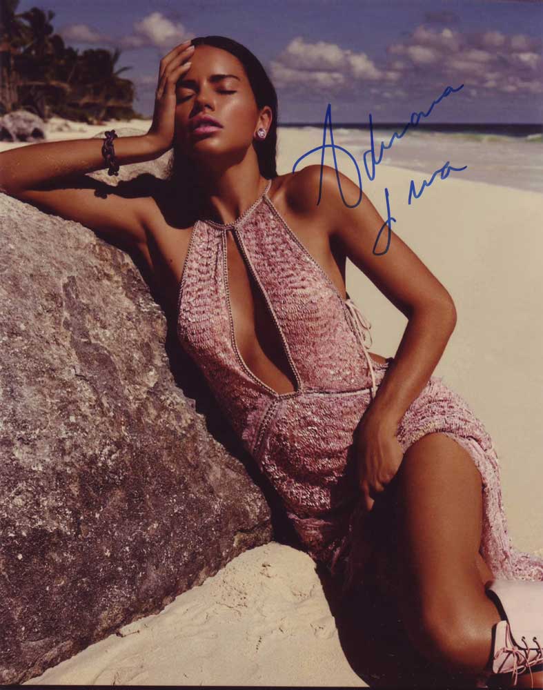 Adriana Lima in-person autographed photo
