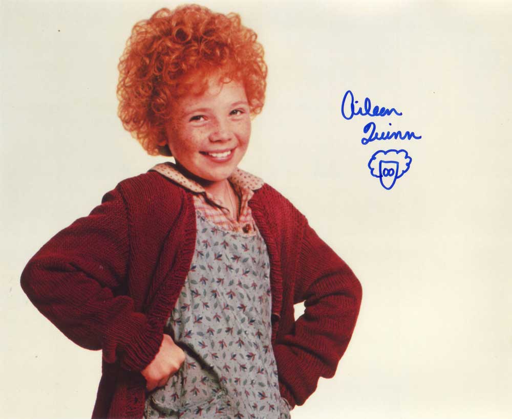 Aileen Quinn in-person autographed photo