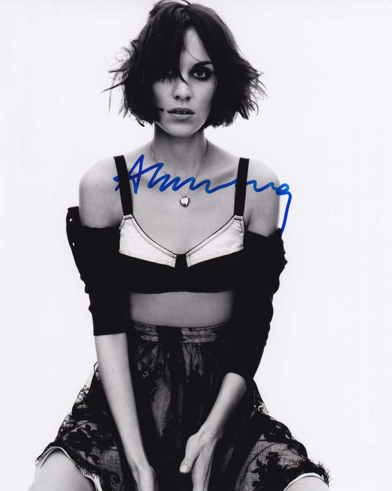 Alexa Chung in-person autographed photo