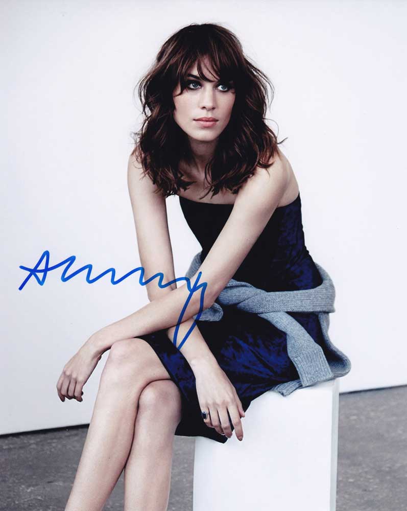 Alexa Chung in-person autographed photo