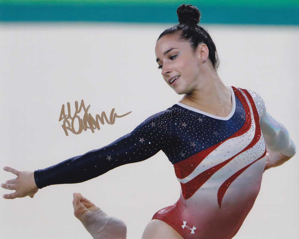 Aly Raisman in-person autographed photo Team USA