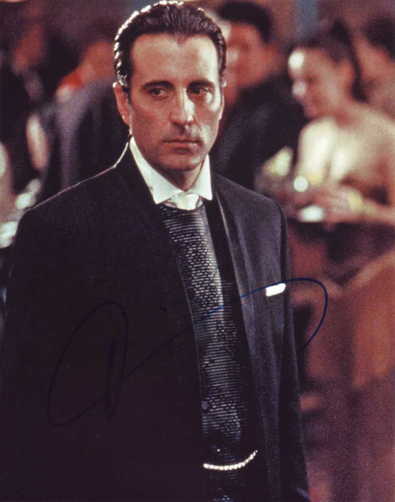 Andy Garcia in-person autographed photo