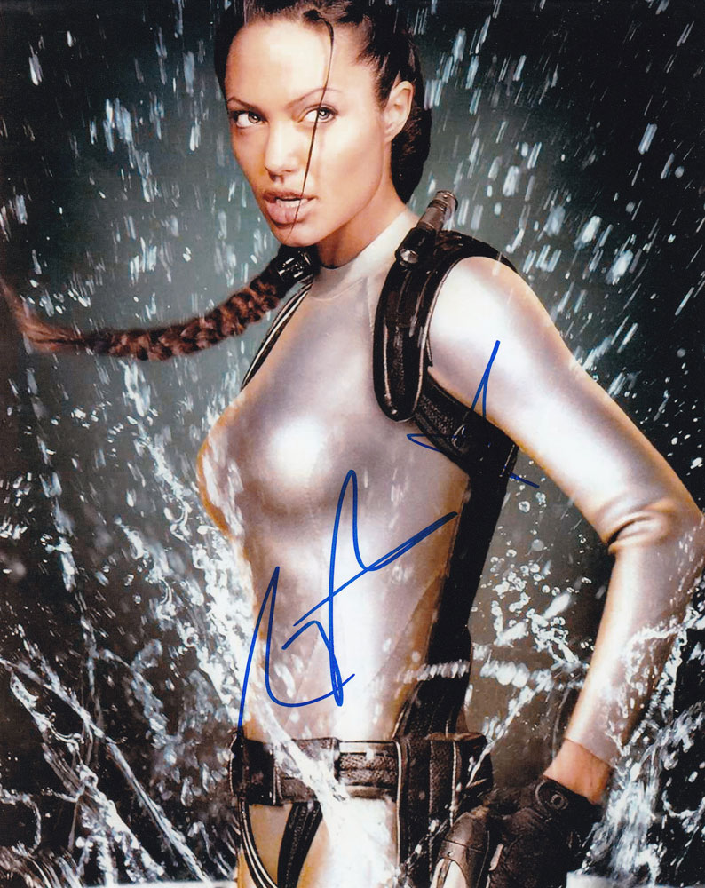 Angelina Jolie in-person autographed photo