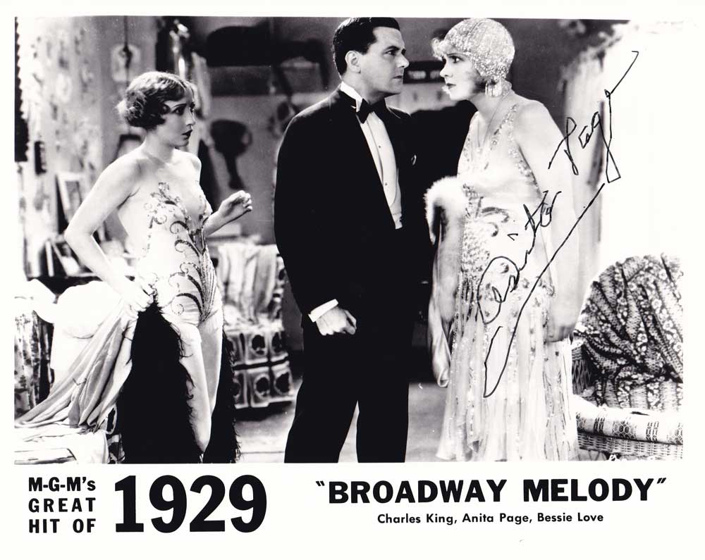 Anita Page in-person autographed photo