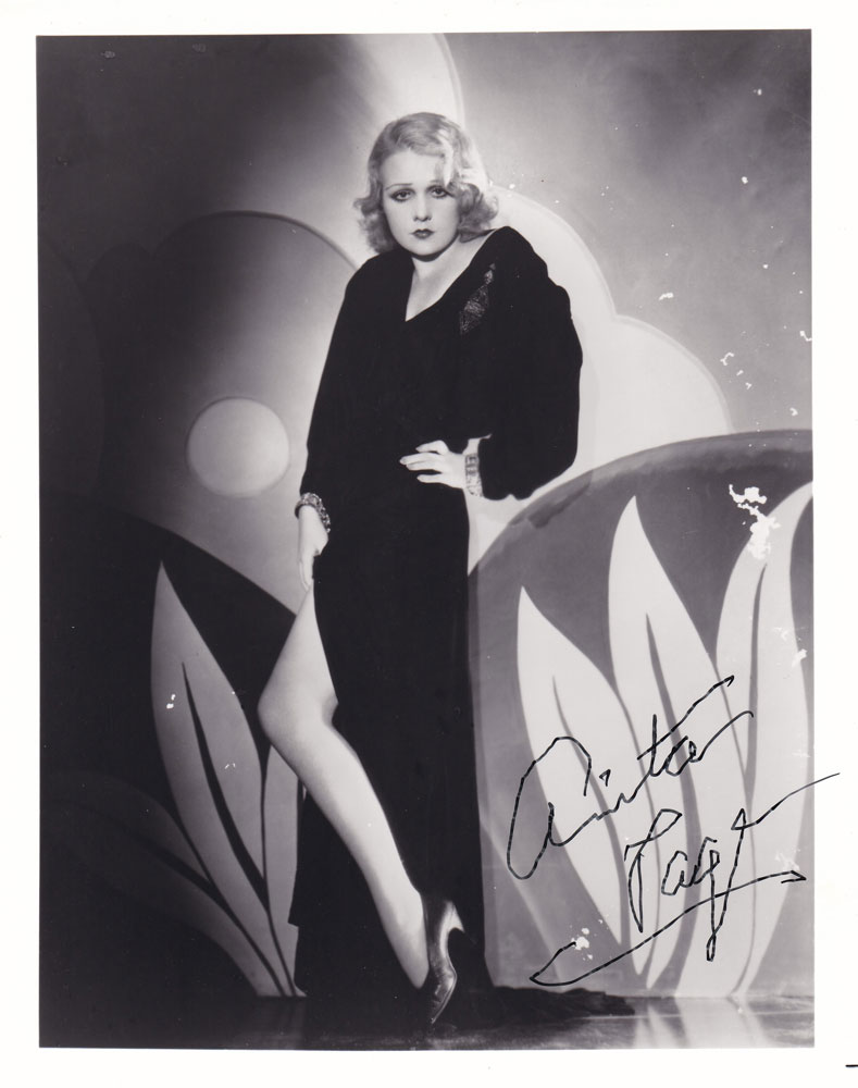 Anita Page in-person autographed photo