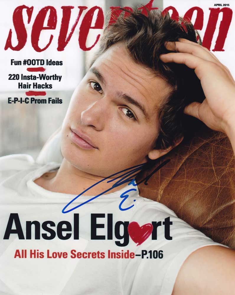 Ansel Elgort In-person Autographed Photo