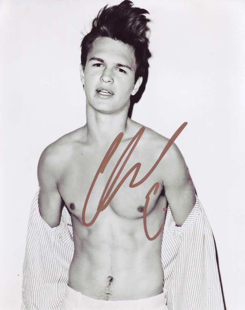 Ansel Elgort In-person Autographed Photo