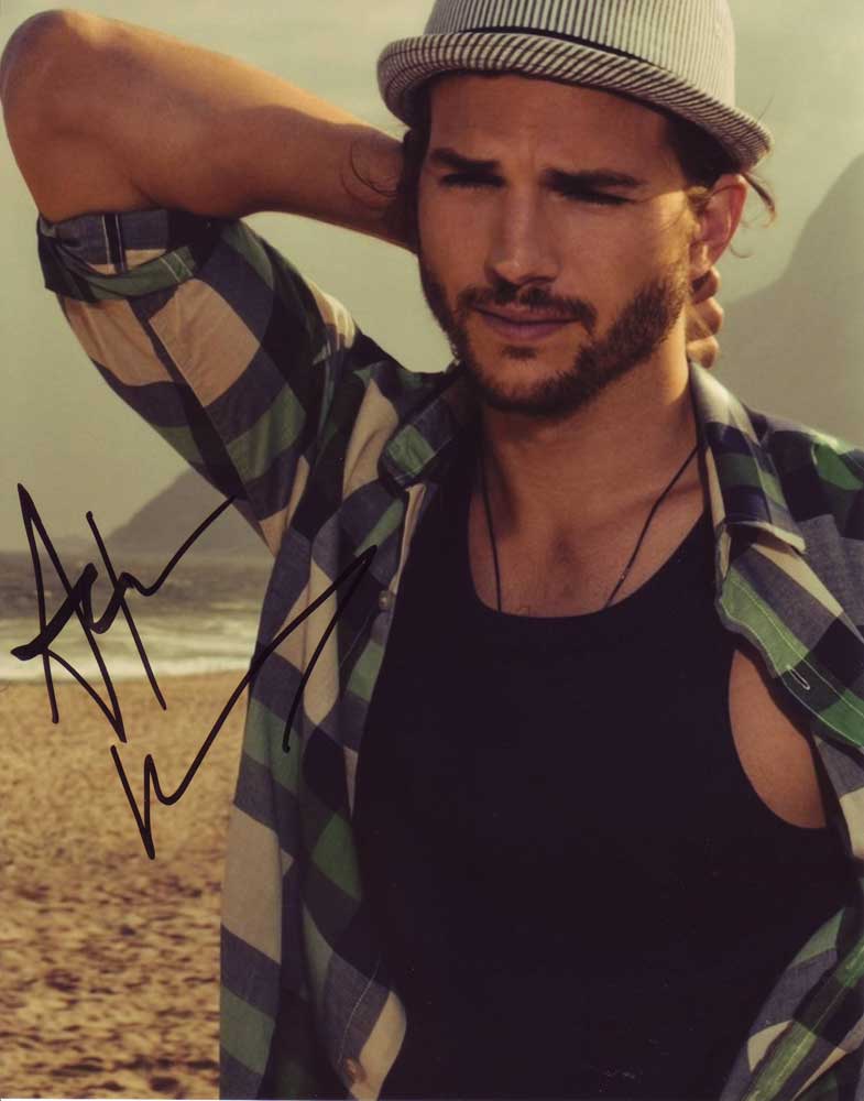 Ashton Kutcher In-person Autographed Photo