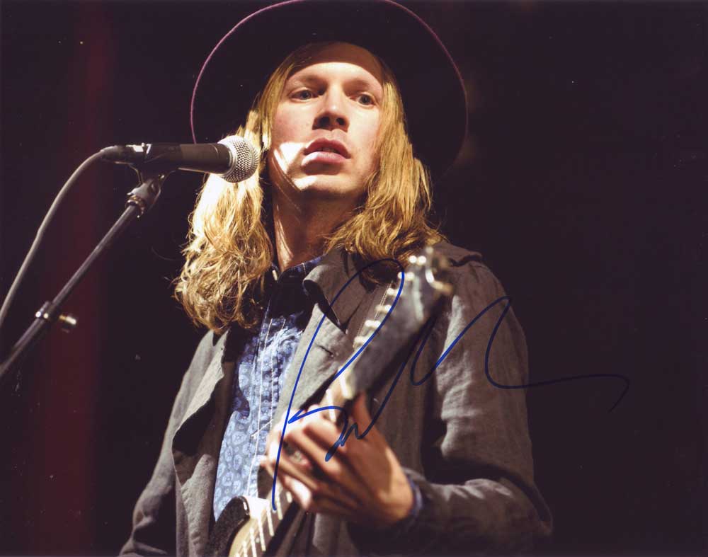 Beck in-person autographed photo