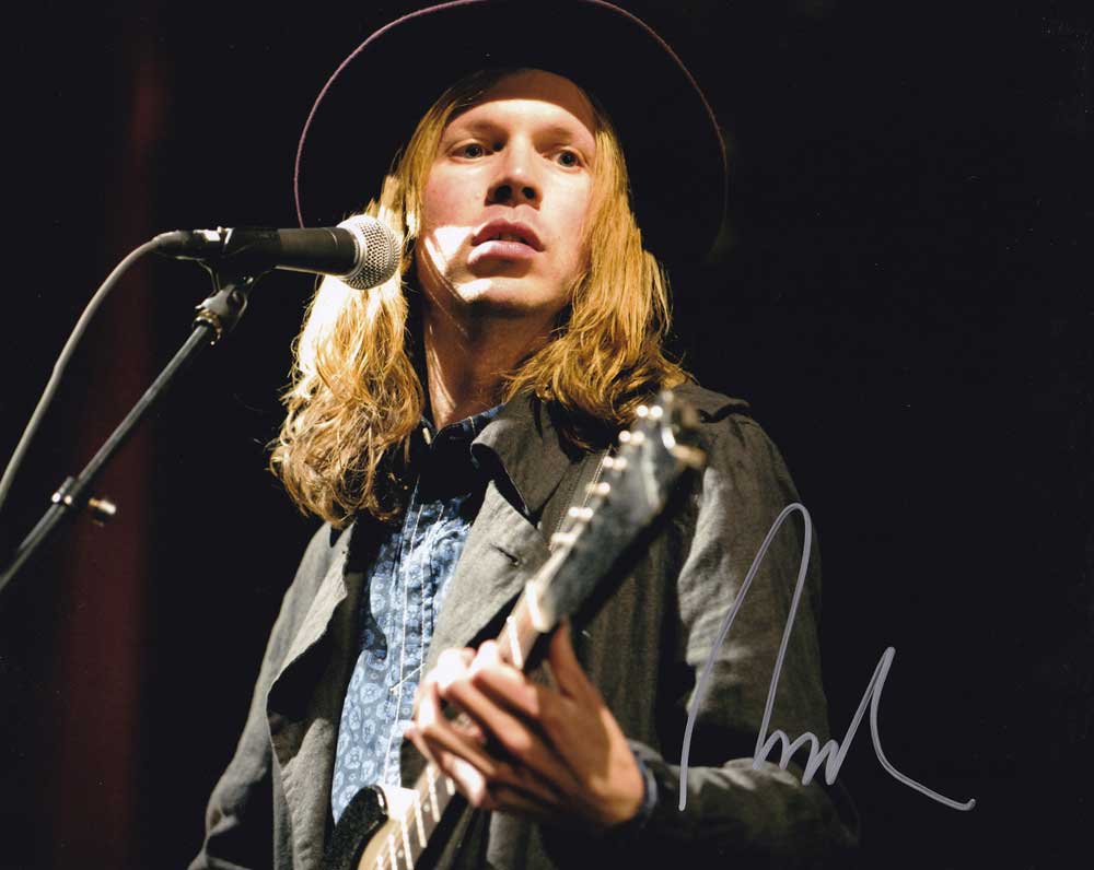 Beck in-person autographed photo